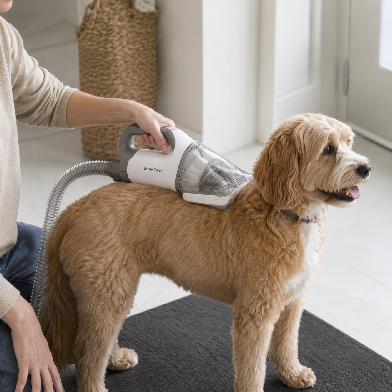PawCare Grooming Brush Easy Coat Care for Dogs & Cats
