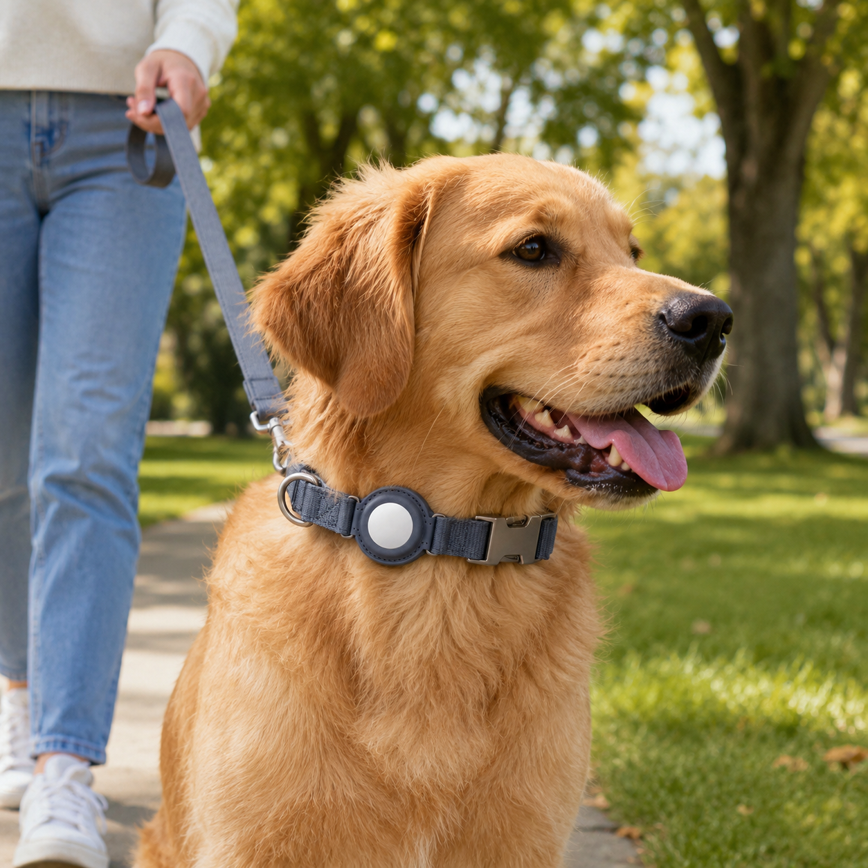 PawCare AirTag Pet Collar Smart Safety Collar for Pets
