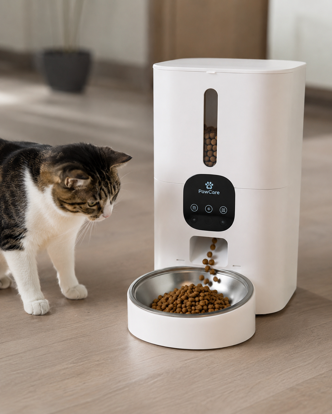 PawCare Automatic Pet Feeder 4L Smarter Daily Feeding For Pets