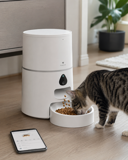 PawCare Automatic Pet Feeder 4L Smarter Daily Feeding