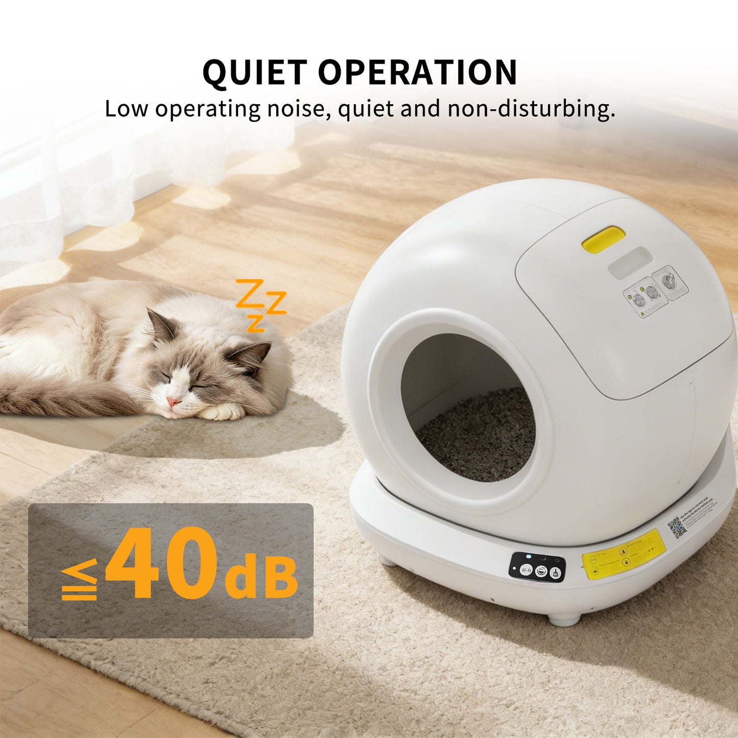 PawCare™ Smart Self-Cleaning Cat Litter Box with automatic cleaning system, designed for pet supplies and easy maintenance.